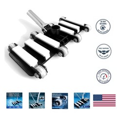 Professional Quality 14.4&Prime; Weighted Pool Vacuum Head with Chrome Plated Handle