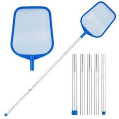 Pool Net – Pool Skimmer Net with 5 Section Detachable Poles, 22.2 »- 59.1 », …