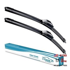 OEM Quality 22 »+16 » Windshield Wiper Blades – Premium All-Seasons J-Hook