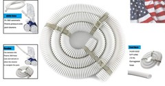 Pool Cleaner 6-Ft Cuffless Feed Hose Replacement for Polaris 360 Cleaner 9-10…