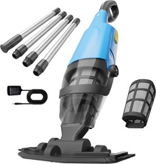 Pool Vacuum for above Ground Pool, 18GPM Powerful Suction/87” Extension Pole/60M
