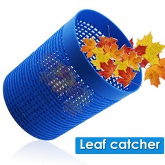 POOL LEAF CATCHER Canister In-Line with Mesh Basket Skimmer Socks Blue BEADCHICA