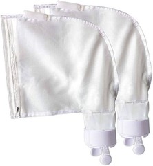 Nylon Mesh Pool Cleaner Bags, High Efficiency Zippered Design for Easy Cleaning