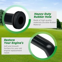 5pcs Vacuum Hoses 596163 593998, 797408 3 inch, Black for B & S