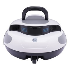 Robotic Cordless Pool Vacuum Cleaner for Above Ground Pools with Powerful Dual
