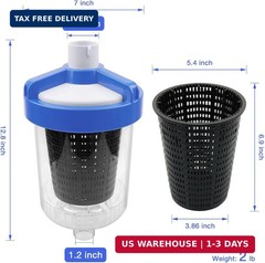 ATRACYPART Inline Pool Leaf Canister Compatible with Hayward W560 PoolVac Naviga