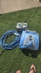 Dolphin Robotic Pool Cleaner w/ Power Supply Control Unit & Blue/Gray Cord