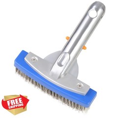 AQUAFLY 5 inch Stainless Steel Pool Brush
