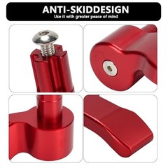 Thumb Throttle Lever CNC Aluminum Replacement Compatible with Polaris red