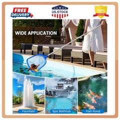 Tavaleu Deep Pool Skimmer Net with Reinforced Frame for Leaf and Debris Removal