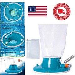Professional Swimming Pool Leaf Vacuum 15 Inch ABS Body with 8 Pressure Jets