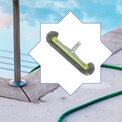 Replacement 45cm Pool Brush Easily Install Sturdy for
