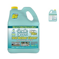 1 Gallon Oxy Solve Total Outdoor Cleaner – Family-Safe for Wood, Concrete & More