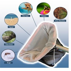 Fine Mesh Pool Net Skimmer Insert Transforms Any Deep Net Into Accessories 1PC