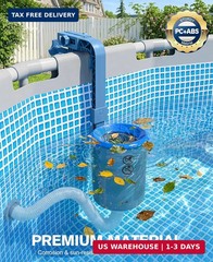 KIrSwp 2026 Above Ground Pool Skimmer with 3 Skimmer Socks | Wall Mount Surface