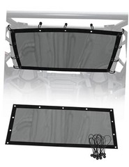 Mesh Rear Window Sunshade for UTV – Dustproof & UV-Resistant Rear Window Net,