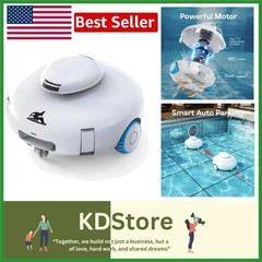 Battery-Powered K2 Pool Cleaner with One-Button Start – Ideal for All Pool Types