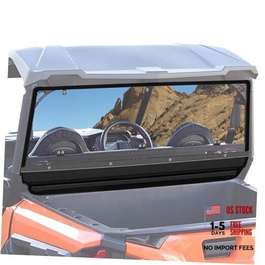 General 1000 Rear Windshield PC Back Window Compatible with Polaris Clear