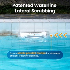 Hydro 3 Robotic Pool Cleaner Pool Vacuum,6000GPH 200 Mins for All Types Pools