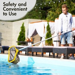 Goovilla Pool Net, Skimmer w/ Reinforced Frame, Large Capacity, Pond Spa, Minnow