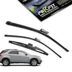 3pcs Front+Rear Direct Fit Windshield Wiper Blades Compatible With 10-17 Chevy