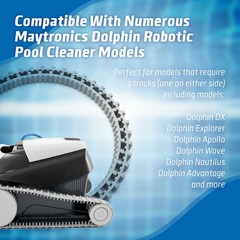 6 Pack Automatic Pool Cleaner Parts, Timing Track & Climbing Ring Kit for Roboti