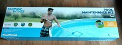 Summer Waves Pool Cleaning Kit Vacuum ,Skimmer, Telescope Pole! NEW!! Ships Fast