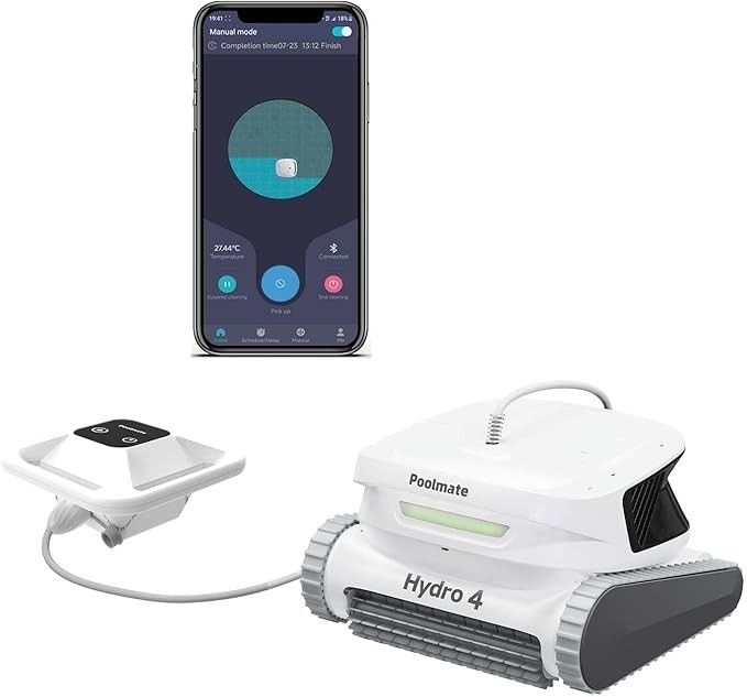 Poolmate Hydro 4 Cordless Robotic Pool Cleaner for All Pool Types Pool Vacuum