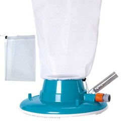 Swimming Pool Leaf Terminator Vacuum, 15&Prime; Cleaner, 2 Debris Eater Bags, 8 Jets