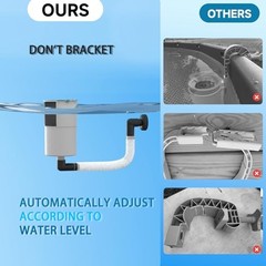 Surface Float Skimmer Upgrade 2025 and 2026 Year () 8 INCH Turquoise