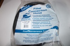 JED 60-305-06 Deluxe Filter Connection Hose 1-1/4 H x 72 L in.
