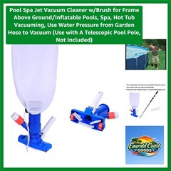 Lightweight Manual Pool Spa Jet Vacuum Cleaner – Perfect for Every Pool Type
