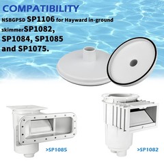 Pool Skimmer Vacuum Plate Adapter for Hayward SP1082, SP1084, SP1085, SP1075