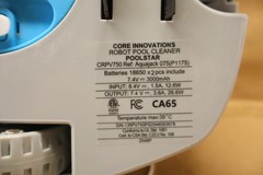 Core Innovations CRPV750 Cordless Robotic Pool Vacuum Cleaner Used
