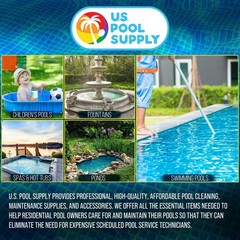 U.S. Pool Supply Above Ground Pool Hose Replacement 1.5&Prime; Diameter x 59&Prime;, 2 Pack