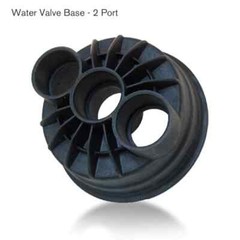 Paramount 2-Port 2&Prime; Water Valve Base (Black) Replacement Pool Part