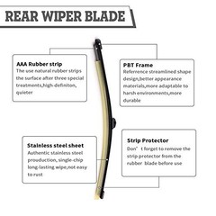 Rear Wiper Arm & Blade Kit,Exact-Fit Replacement for Porsche Cayenne 18-22
