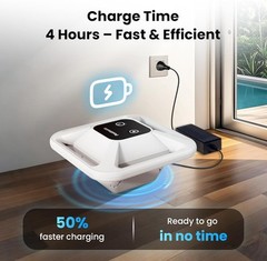 Poolmate Hydro 4 Cordless Robotic Pool Cleaner for All Pool Types Pool Vacuum