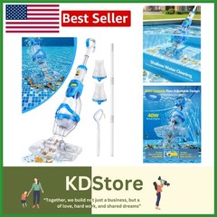 Effortless Cordless Pool Cleaning – 19 GPM Suction, Quick Charge, User-Friendly