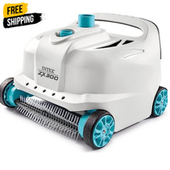 Intex 28005E 700 Gal Per Hour Pool Cleaner Robot Vacuum w/ 21 Ft Hose SWIMMING