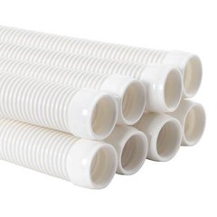 8pc Swimming Pool Vacuum Cleaner Hose Set, 40&Prime; Flexible Sections, 1.5&Prime; Cuff Ends