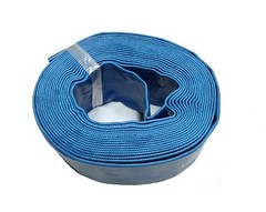 Deluxe Filter Backwash Discharge Hose Swimming Pool w/ Clamp 50&prime; Feet x 2&Prime; In