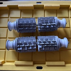 BWT AQUATRON AQUABOT POOL ROBOT WHEEL TUBE BRUSH ASSEMBLY (PAIR) NEW