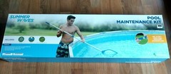 Summer Waves Pool Cleaning Kit Vacuum ,Skimmer, Telescope Pole! NEW!! Ships Fast