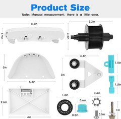 AXV417WHP Pool Cleaner Kit Replacement Hayward Pool Vacuum Parts AXV621DAT Pool