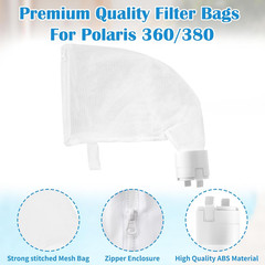 Pool Cleaner Bags, 3 Pack 360 380 Pool Sweep Bag, Nylon Mesh Pool Vacuum Bag Rep