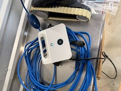 Maytronics Dolphin Explorer E20 Robotic Pool Cleaner w/ Caddy Power Supply Box