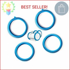 AR-PRO Pool Cleaner Front Tire and Rear Tire Combo Kit, Compatible with Poolverg