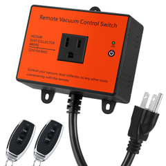 Chaosend 120V Automatic Vacuum Switch Remote Wireless Remote Switch For Dust
