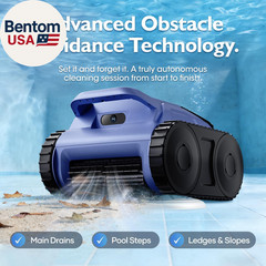 [2026 Release] Automatic Robotic Pool Vacuum for Inground & above Ground Pools,